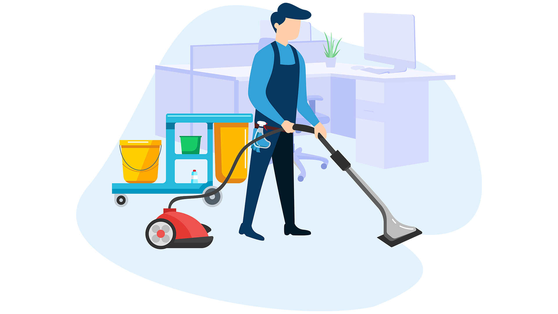 Cleaning Service Illustration